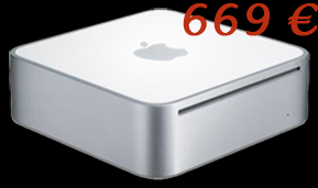 APPLE MAC MINI INTEL CORE I5 2.3GHZ, 2GB DDR3, HDD 500GB, SISTEMA OPERATIVO MAC OS X LION.